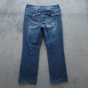 International Concepts Jeans Womens Size 8 Blue Low-Rise Curvy Boot 28" Inseam